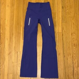 Athleta Rainier Bootcut Pant in Purple